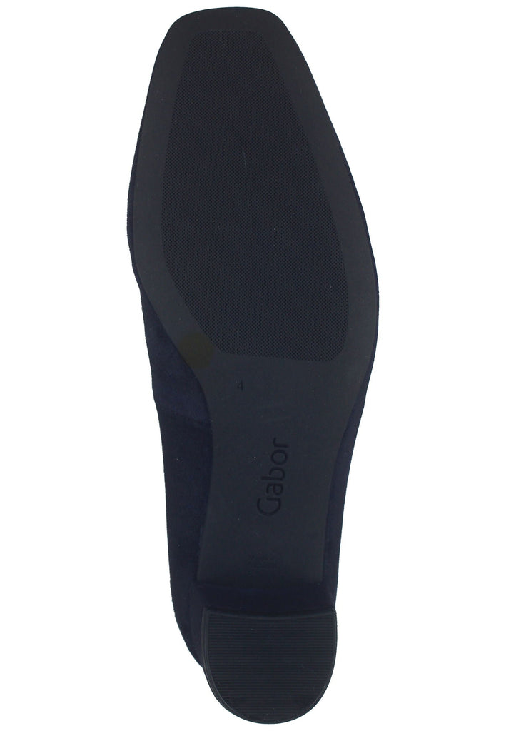 Gabor Pumps Veloursleder Atlantik