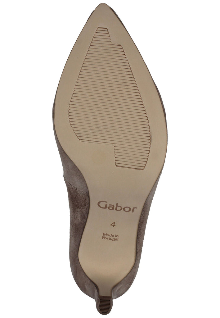Gabor Pumps Veloursleder Beige