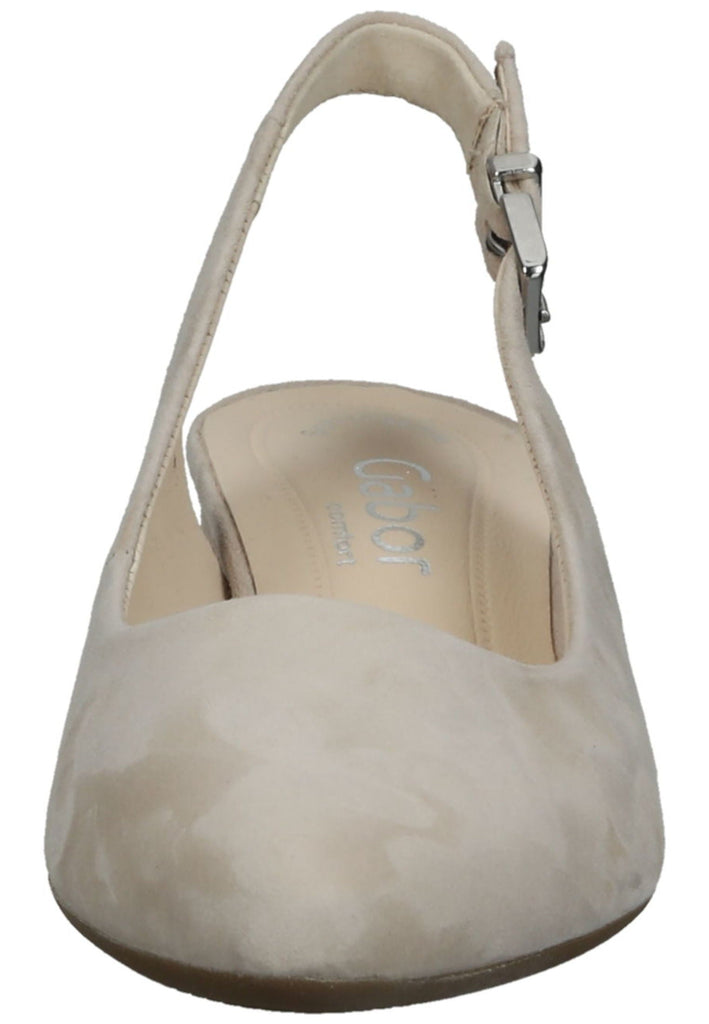 Gabor Pumps Veloursleder Beige
