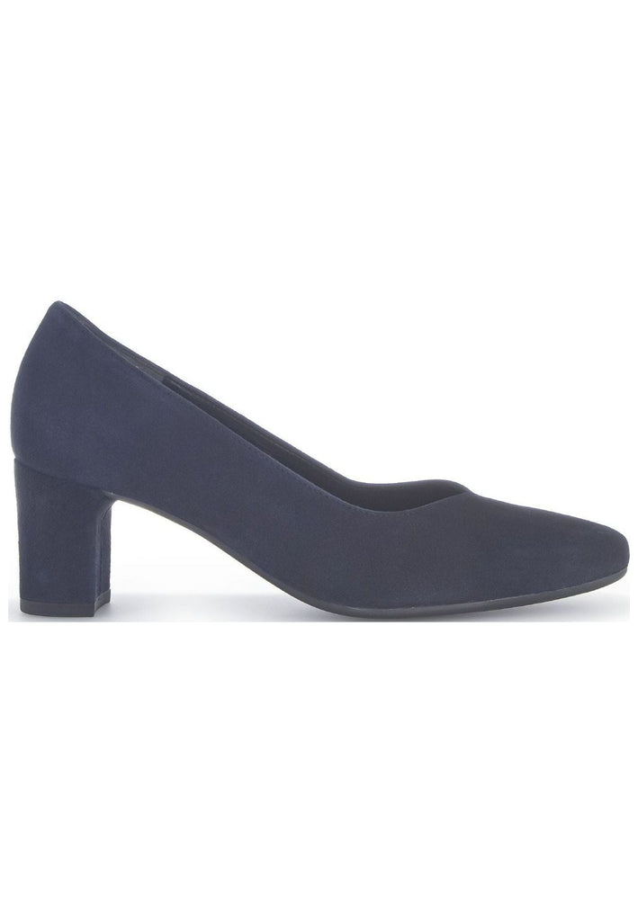 Gabor Pumps Veloursleder Dunkelblau