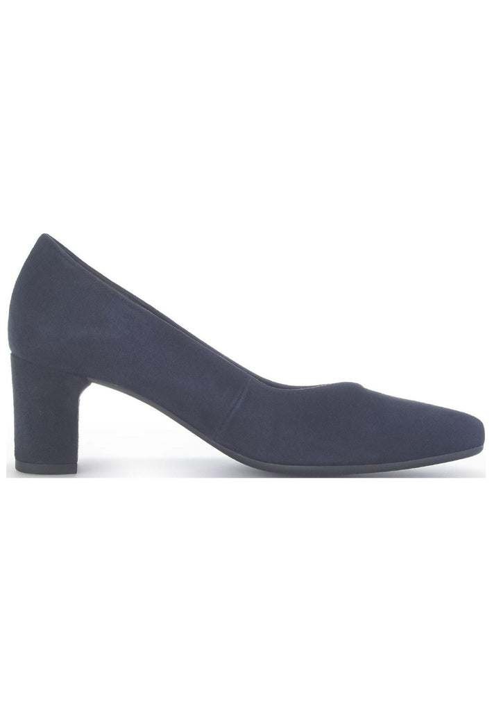 Gabor Pumps Veloursleder Dunkelblau