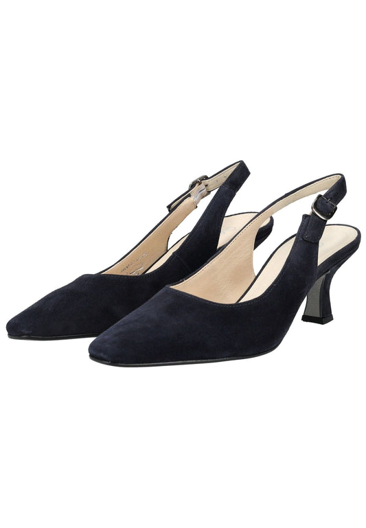 Gabor Pumps Veloursleder Dunkelblau