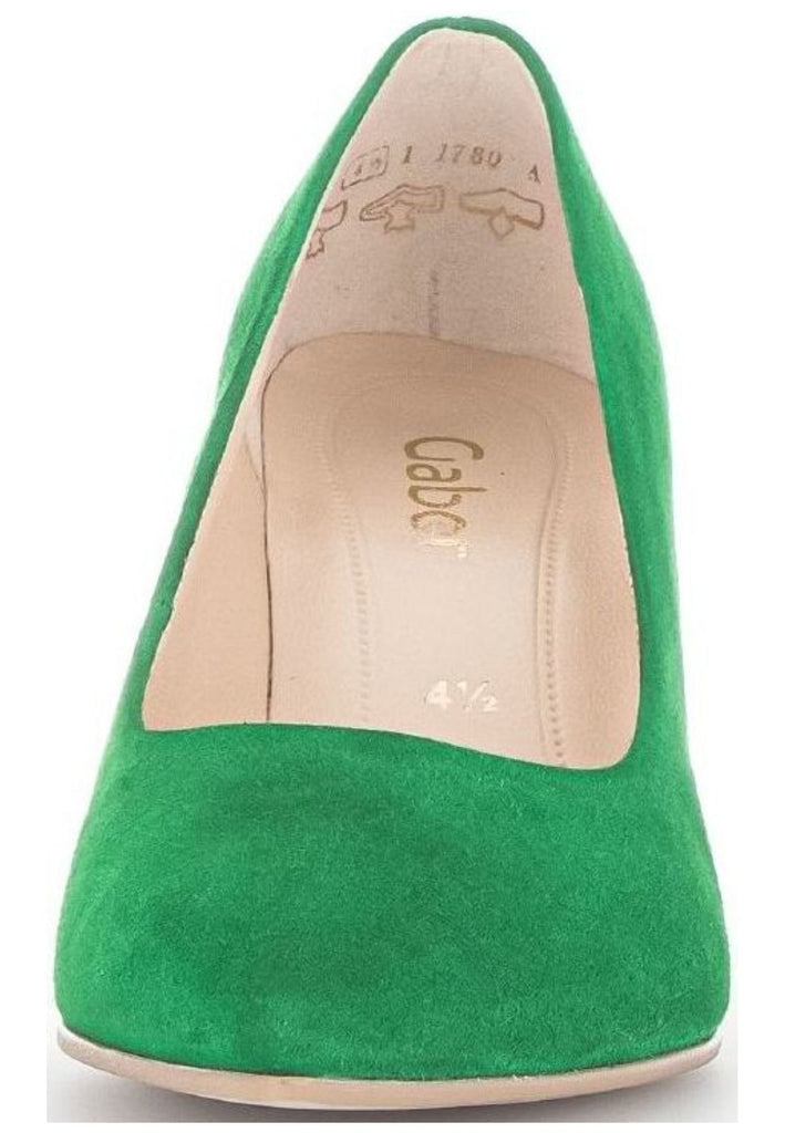 Gabor Pumps Veloursleder Grün