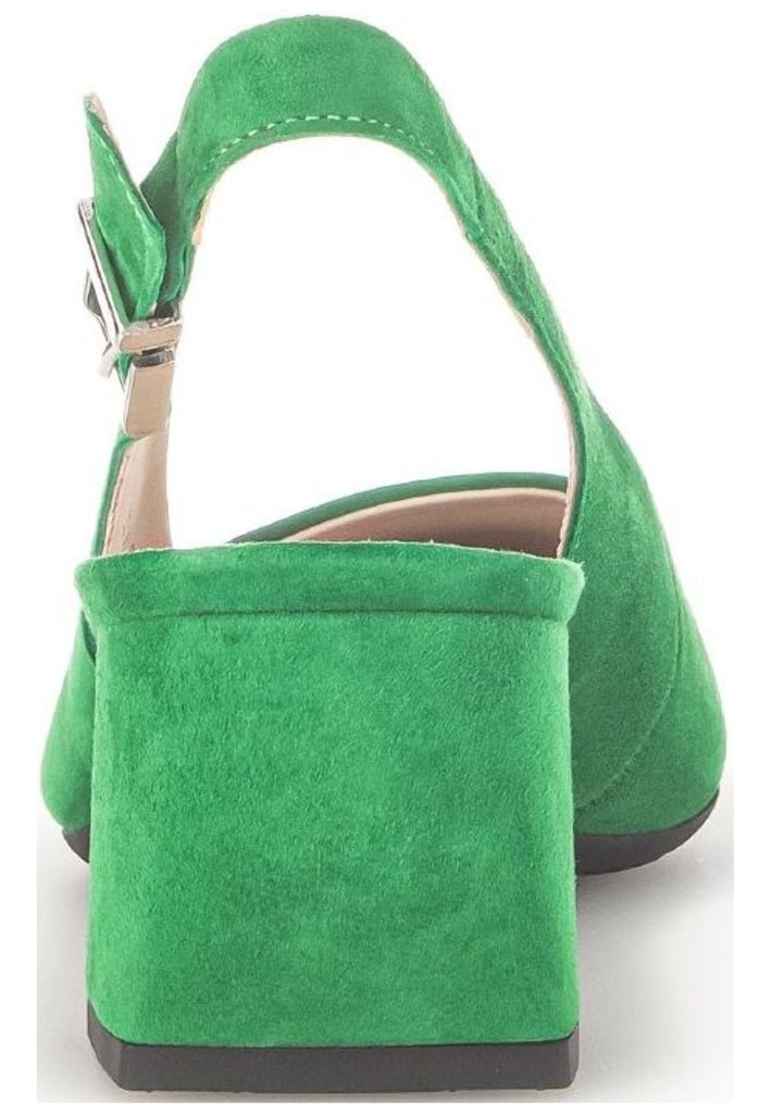 Gabor Pumps Veloursleder Grün