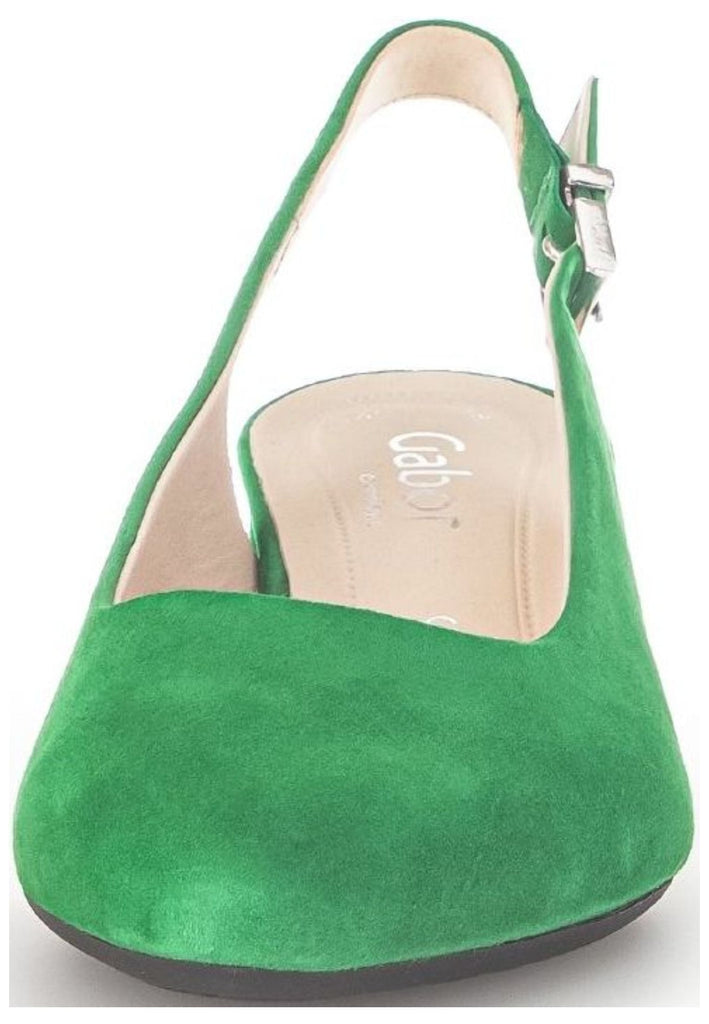 Gabor Pumps Veloursleder Grün