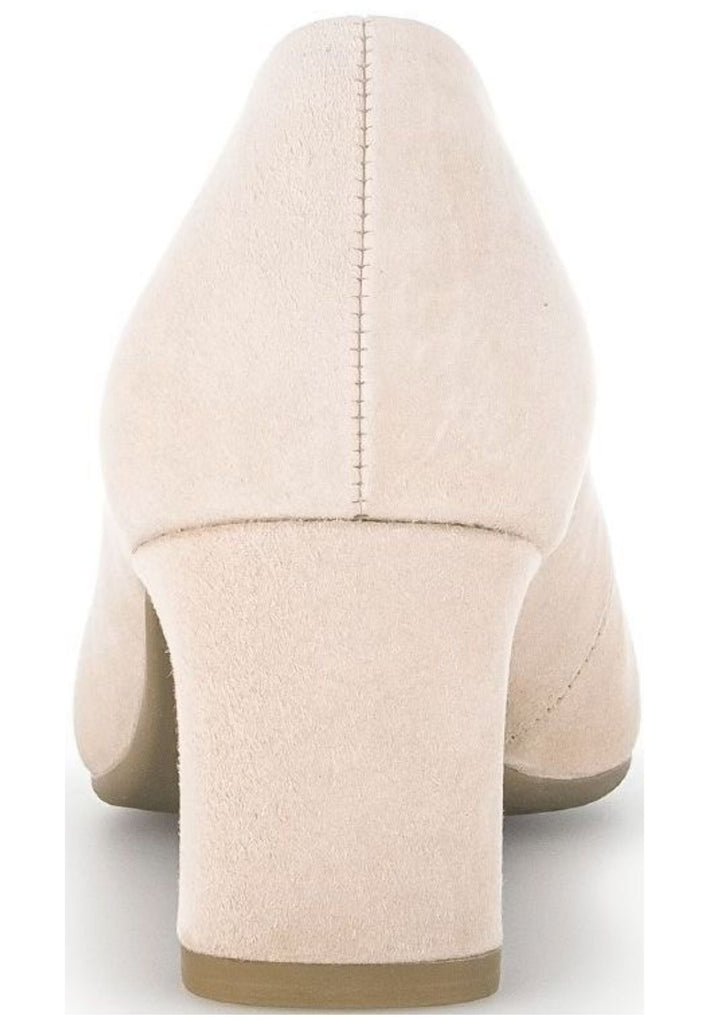 Gabor Pumps Veloursleder Hellbeige