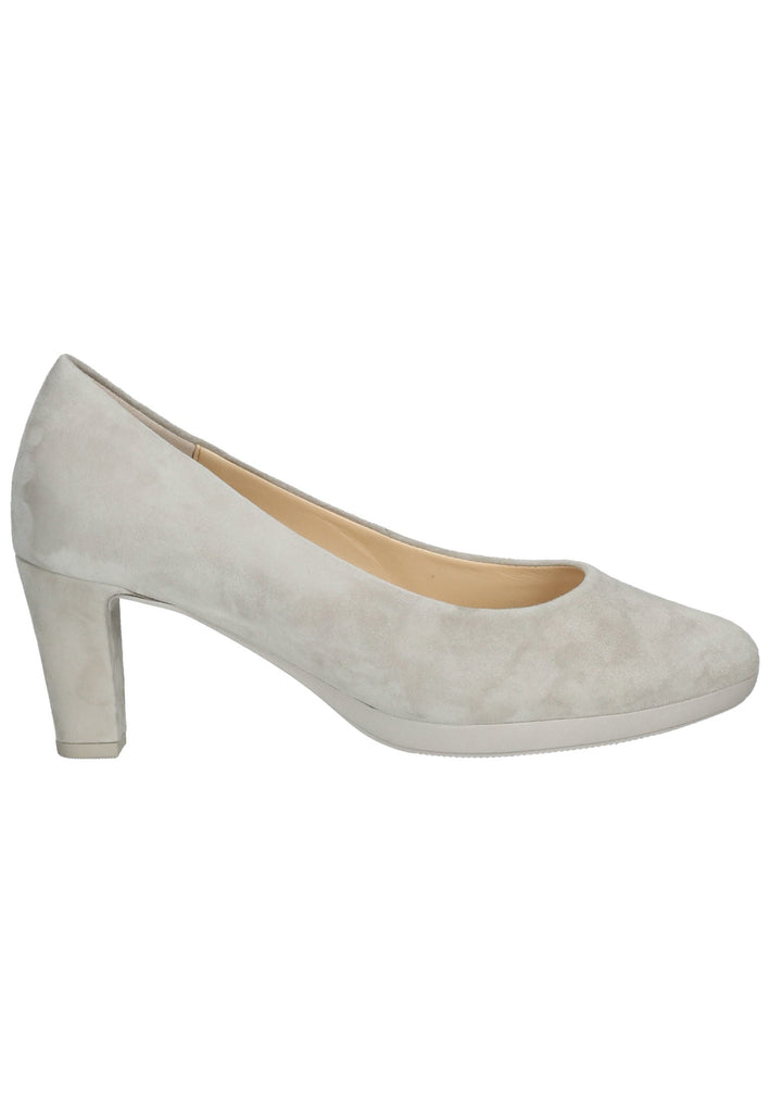 Gabor Pumps Veloursleder Hellbeige