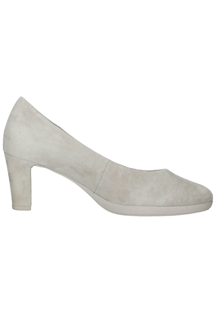 Gabor Pumps Veloursleder Hellbeige