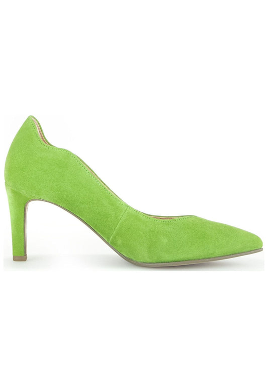Gabor Pumps Veloursleder Hellgrün