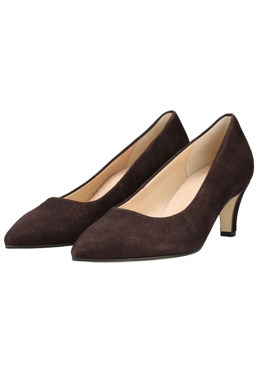 Gabor Pumps Veloursleder Mocca