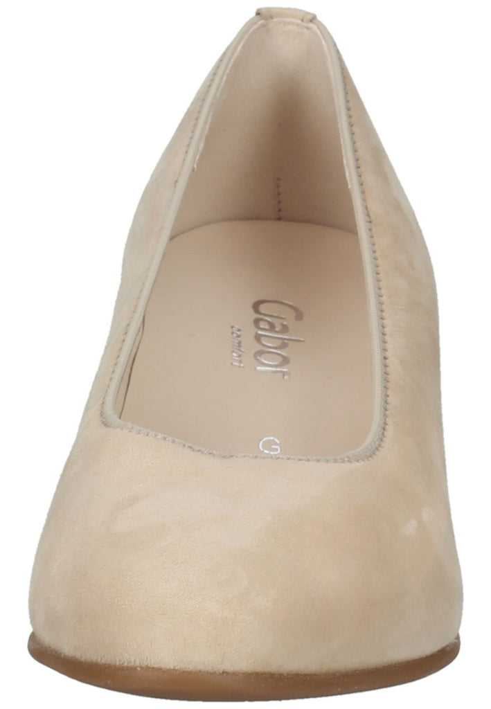 Gabor Pumps Veloursleder Natur