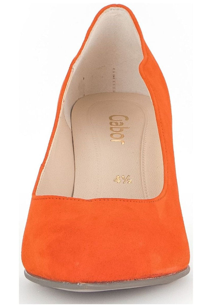 Gabor Pumps Veloursleder Orange