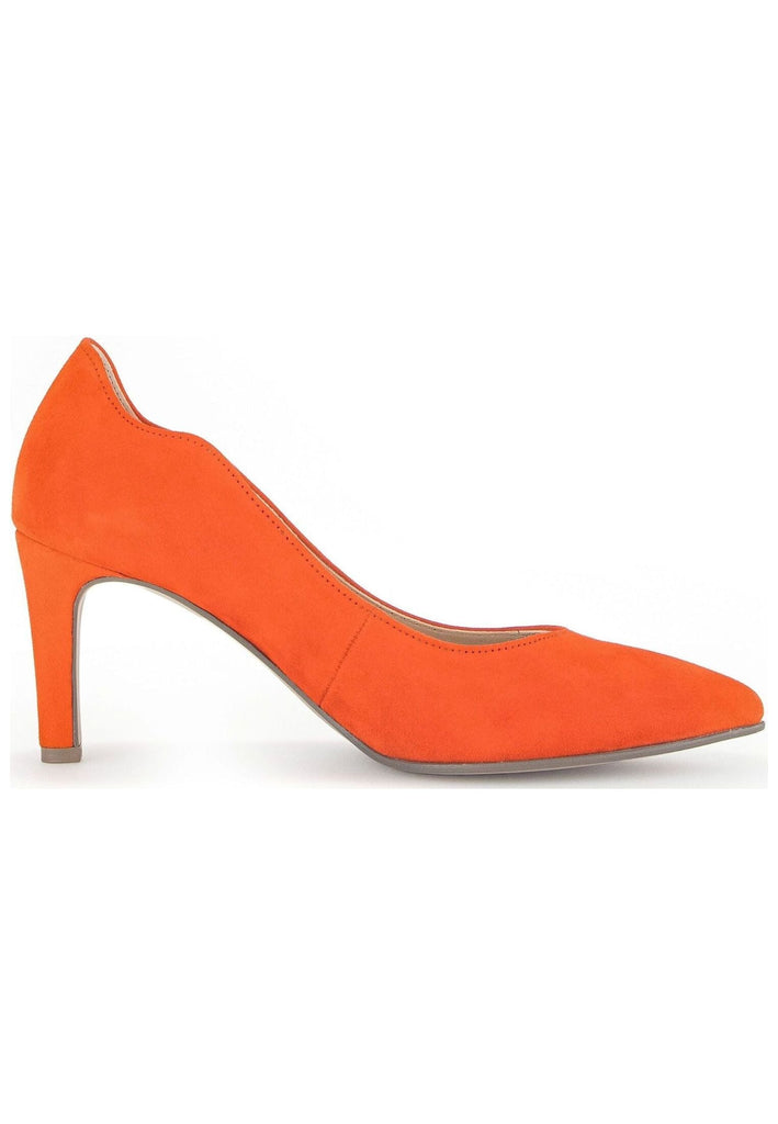 Gabor Pumps Veloursleder Orange
