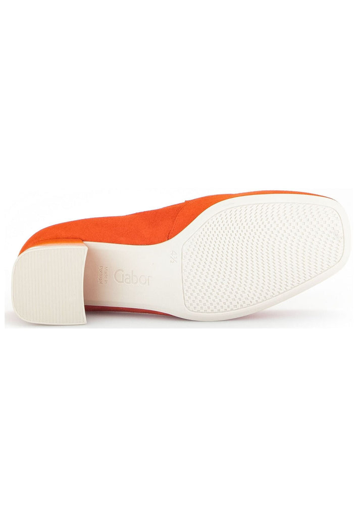Gabor Pumps Veloursleder Orange