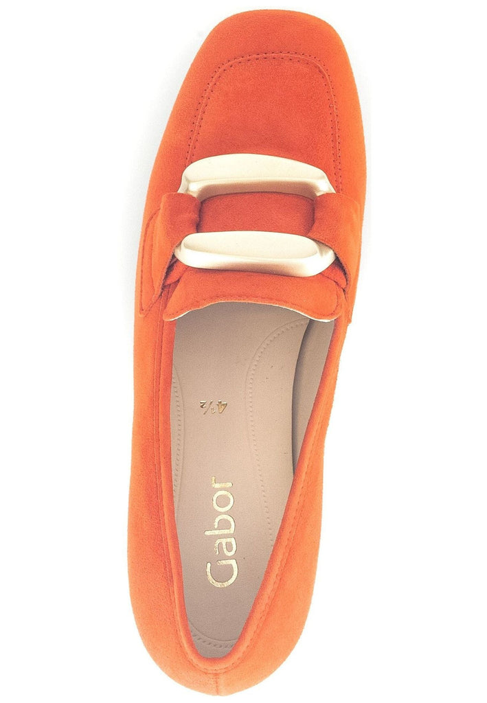 Gabor Pumps Veloursleder Orange