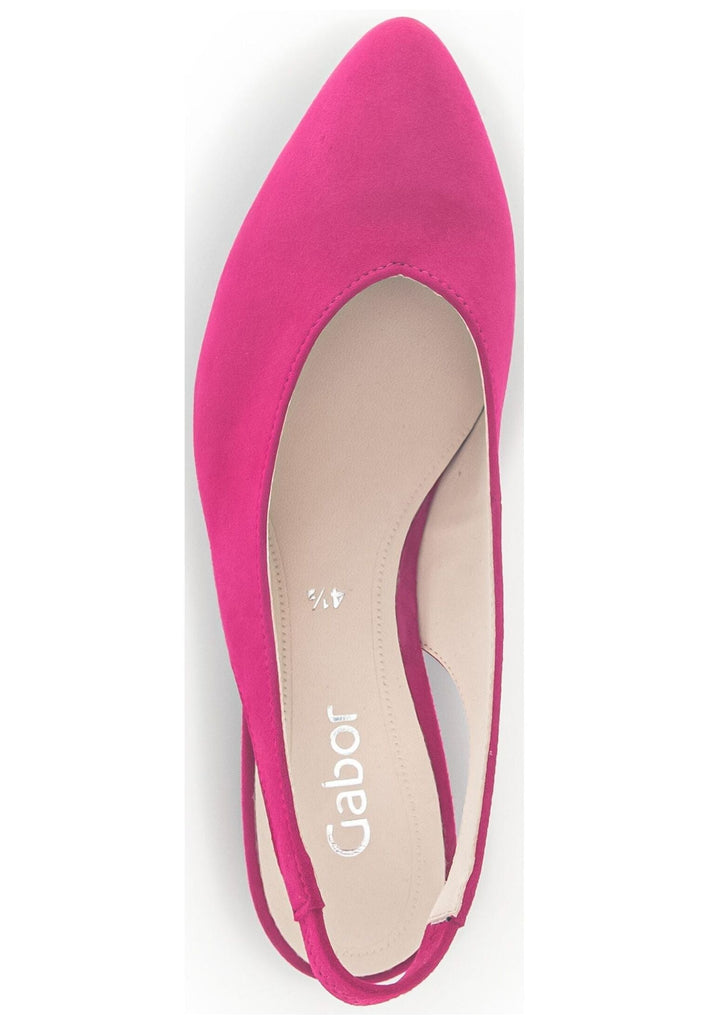 Gabor Pumps Veloursleder Pink