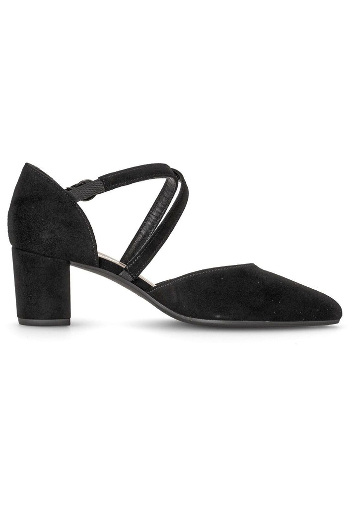 Gabor Pumps Veloursleder Schwarz