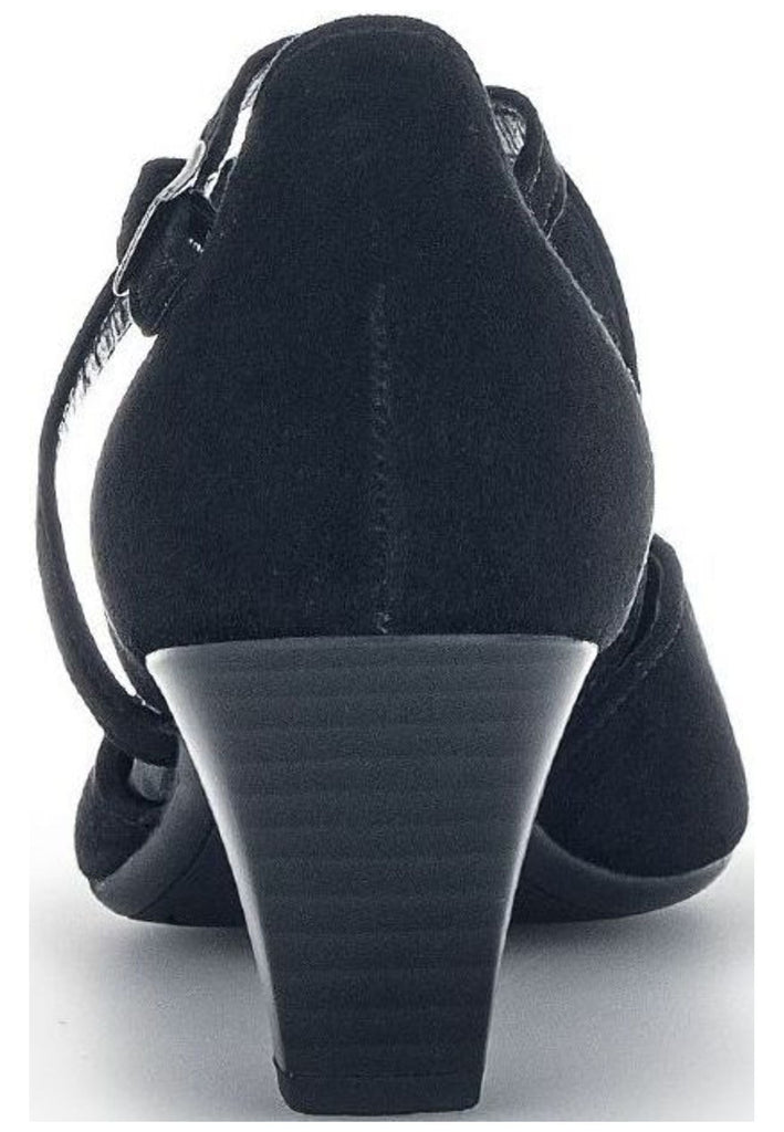 Gabor Pumps Veloursleder Schwarz