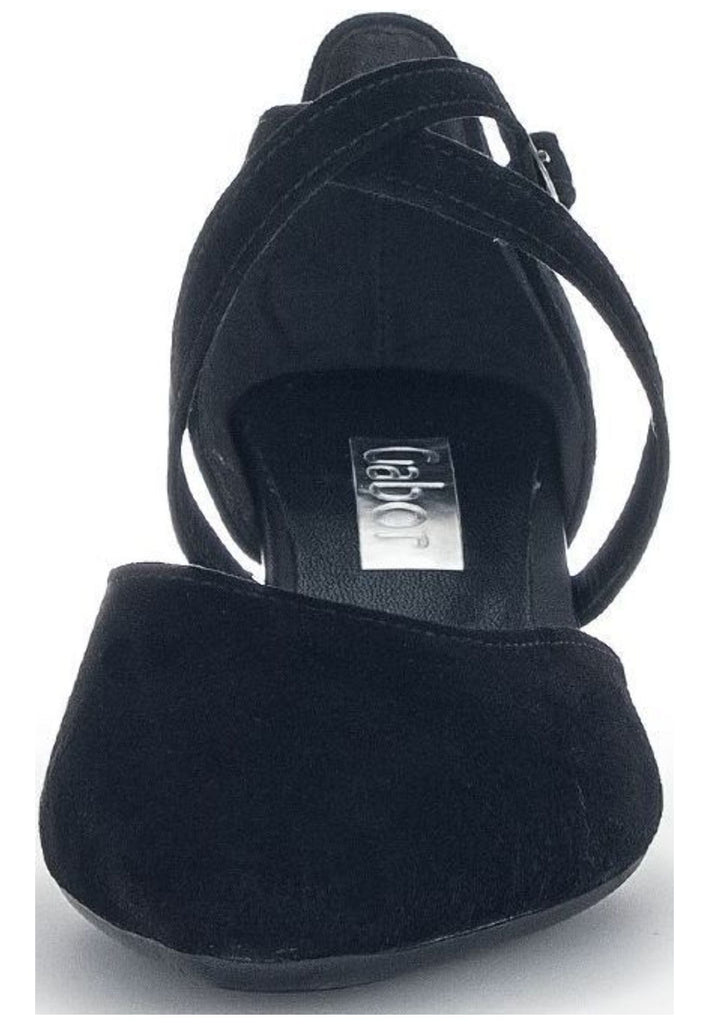 Gabor Pumps Veloursleder Schwarz