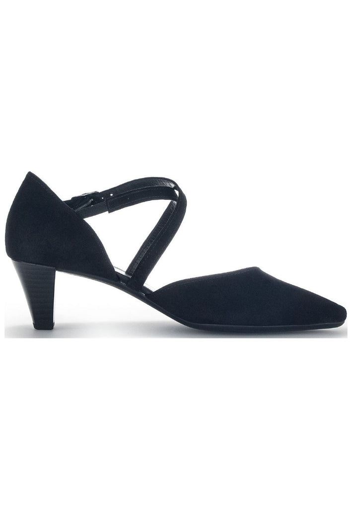 Gabor Pumps Veloursleder Schwarz