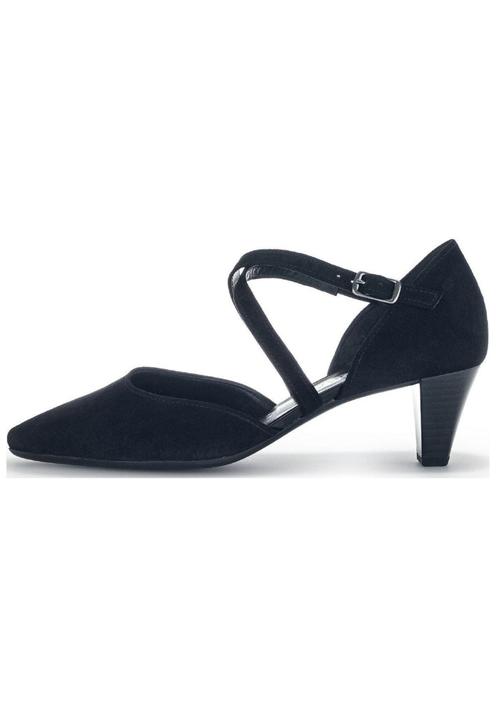 Gabor Pumps Veloursleder Schwarz