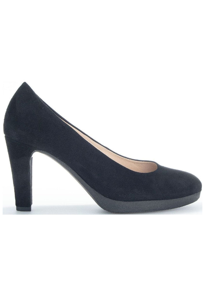 Gabor Pumps Veloursleder Schwarz