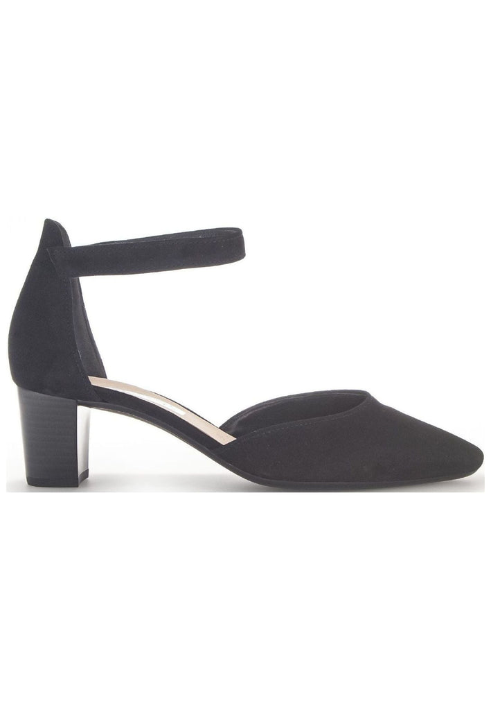 Gabor Pumps Veloursleder Schwarz