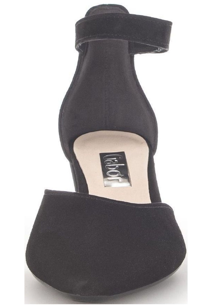 Gabor Pumps Veloursleder Schwarz