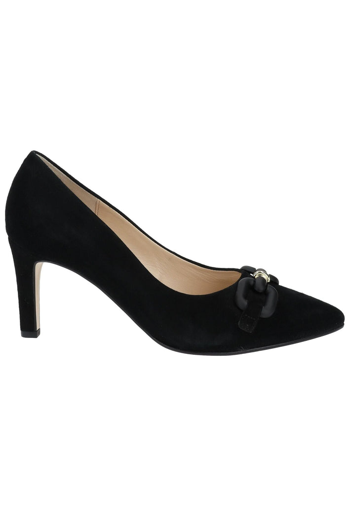 Gabor Pumps Veloursleder Schwarz