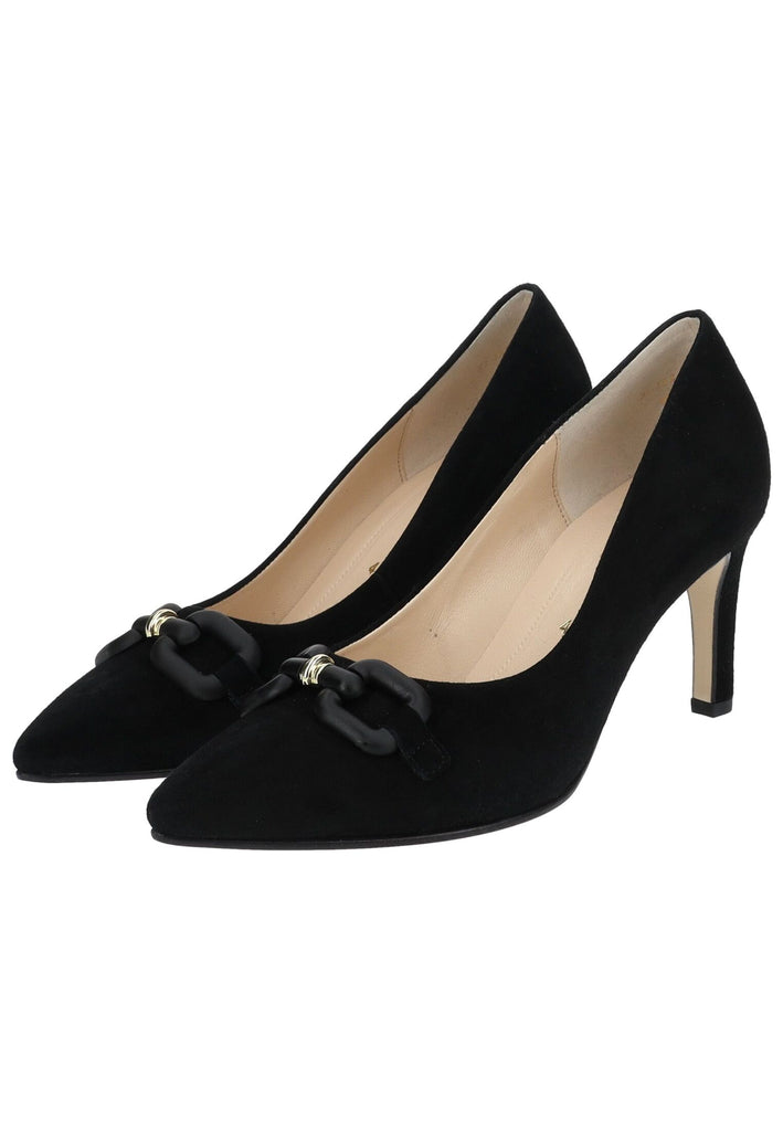 Gabor Pumps Veloursleder Schwarz