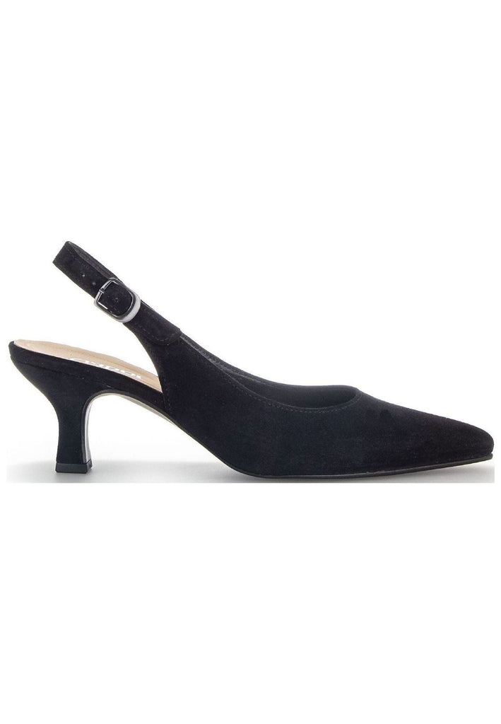 Gabor Pumps Veloursleder Schwarz