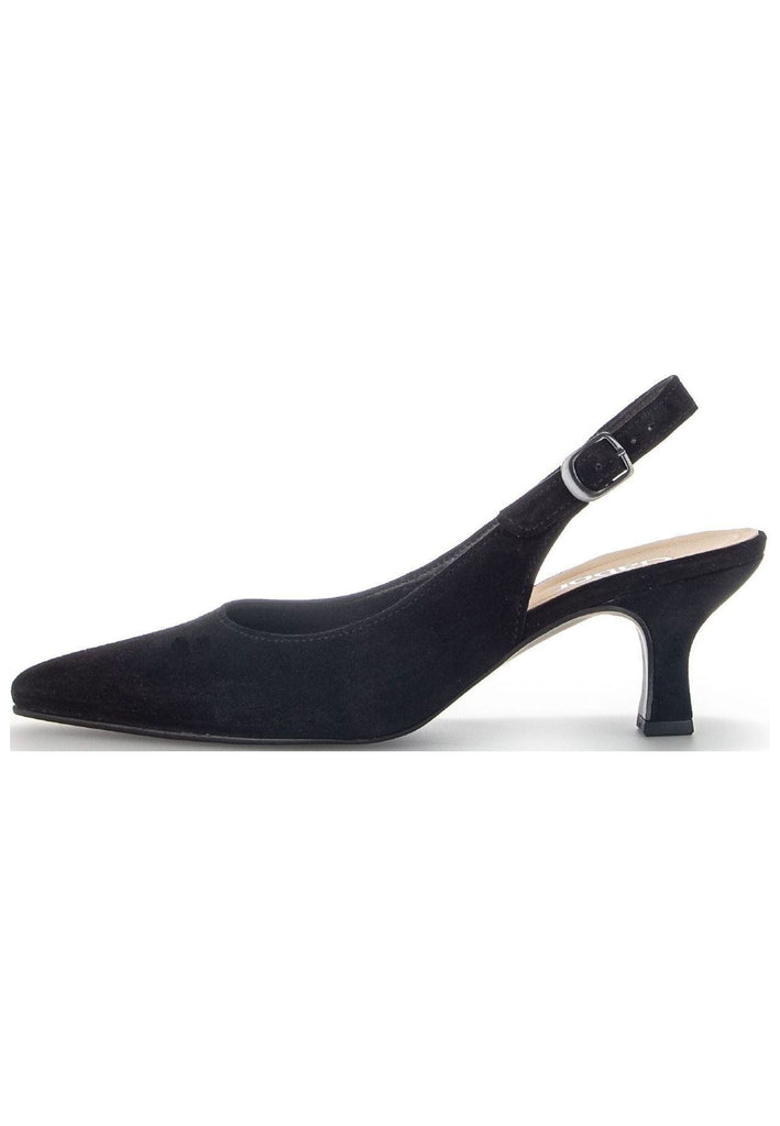 Gabor Pumps Veloursleder Schwarz