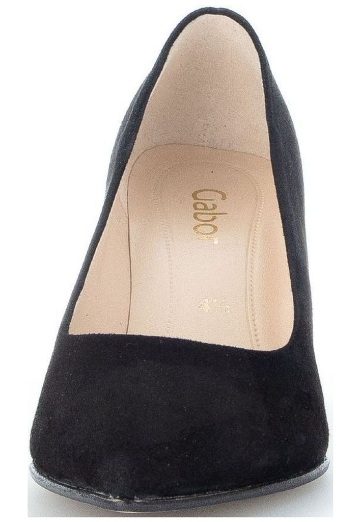Gabor Pumps Veloursleder Schwarz