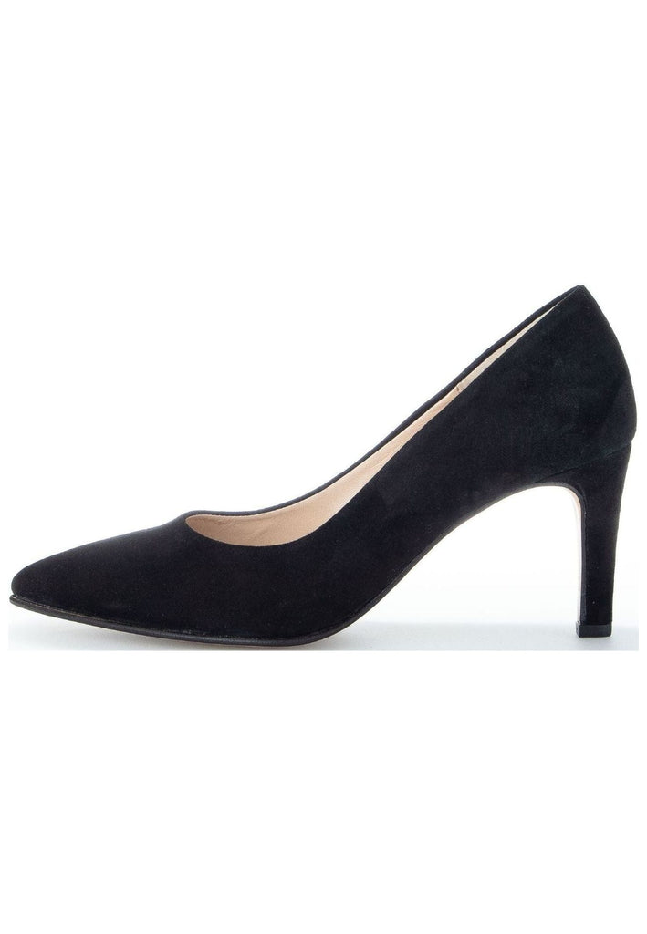 Gabor Pumps Veloursleder Schwarz