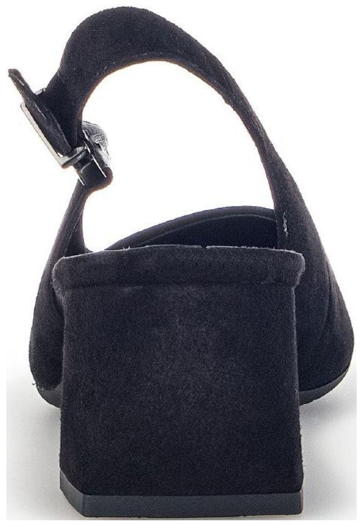 Gabor Pumps Veloursleder Schwarz