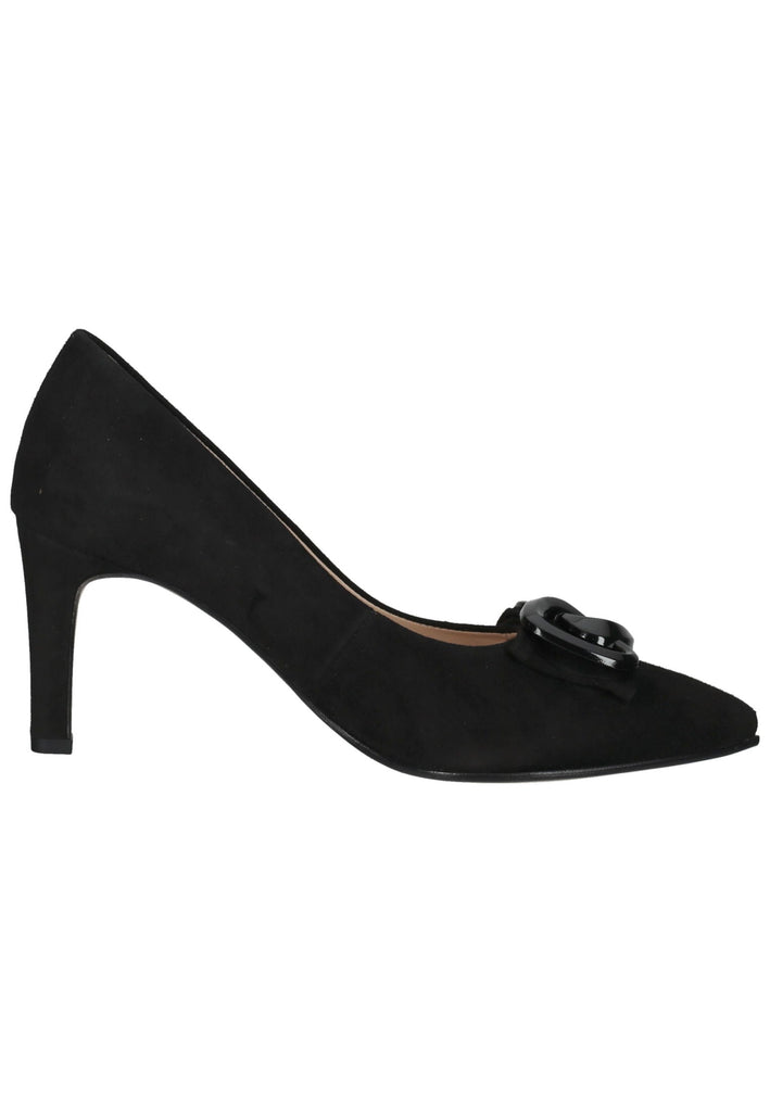 Gabor Pumps Veloursleder Schwarz