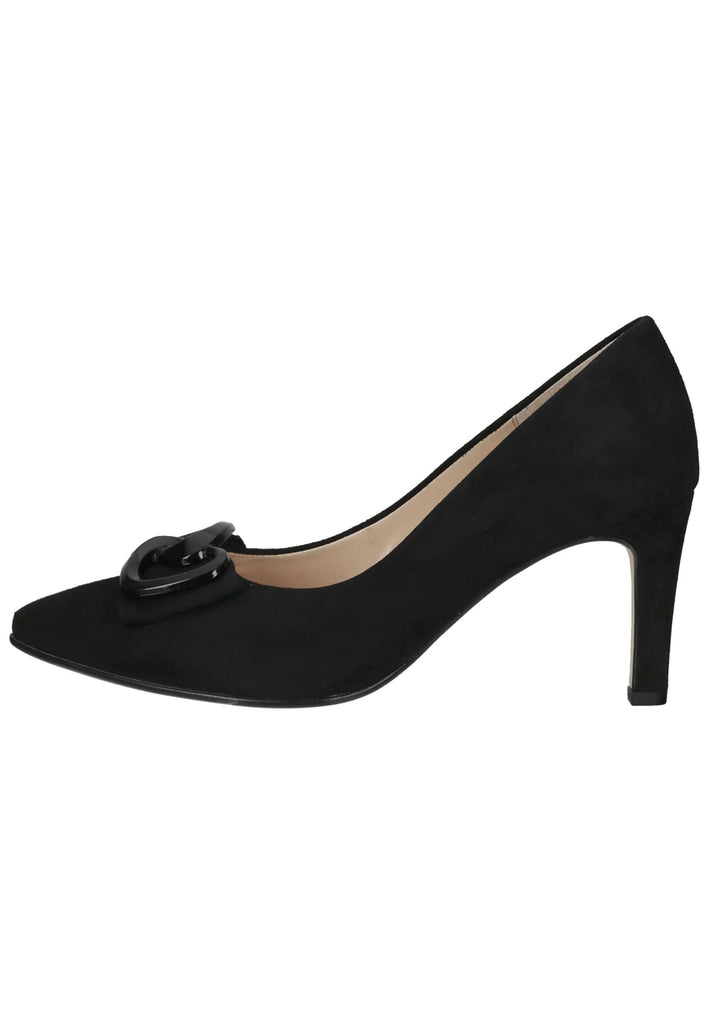 Gabor Pumps Veloursleder Schwarz