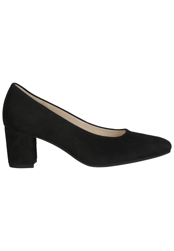 Gabor Pumps Veloursleder Schwarz