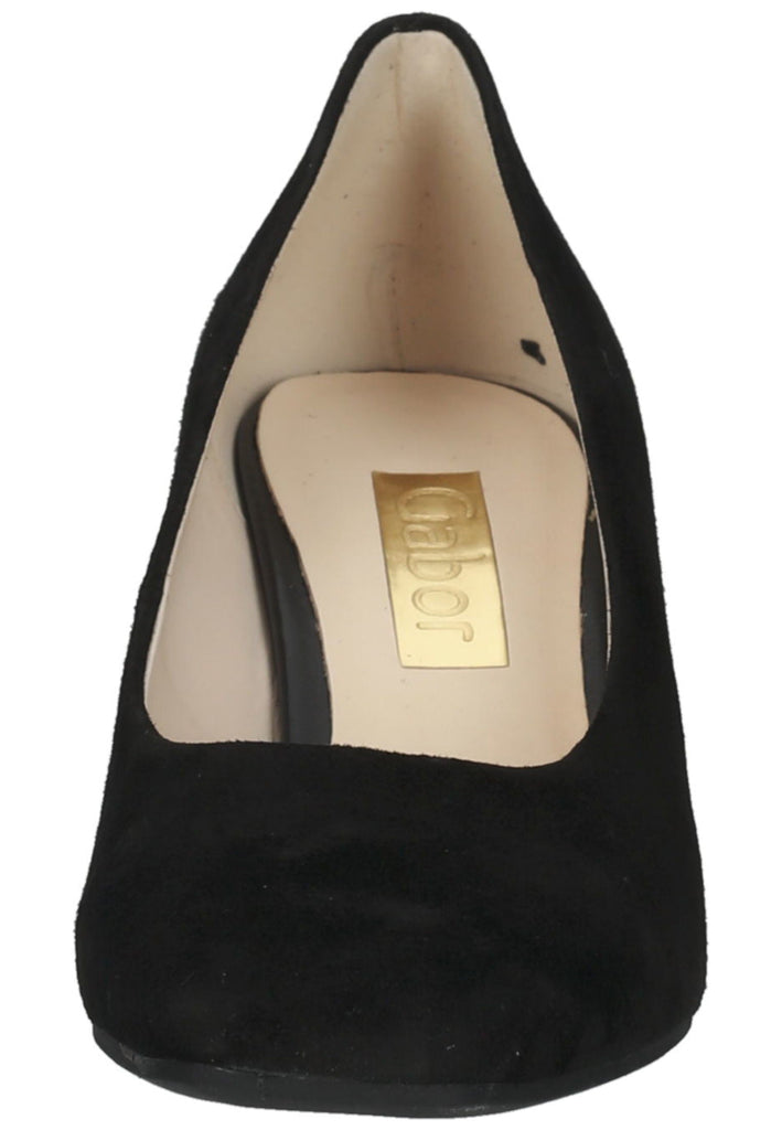Gabor Pumps Veloursleder Schwarz