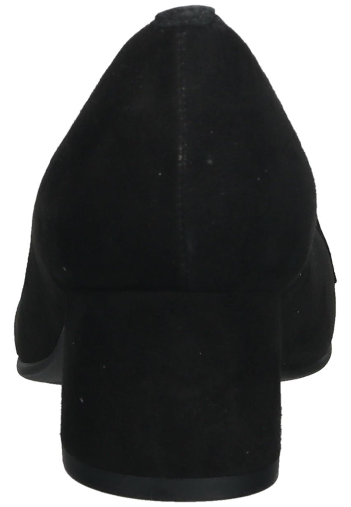 Gabor Pumps Veloursleder Schwarz/Gold