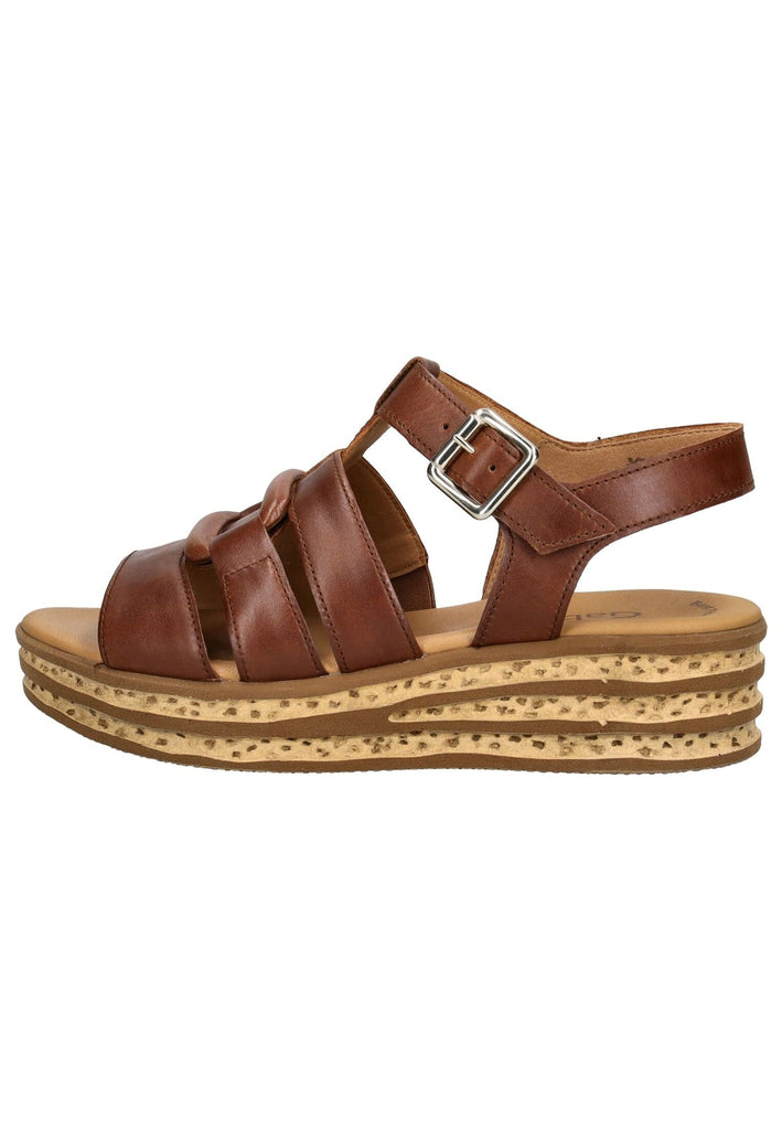 Sandalen Gabor Sandalen Leder Camel