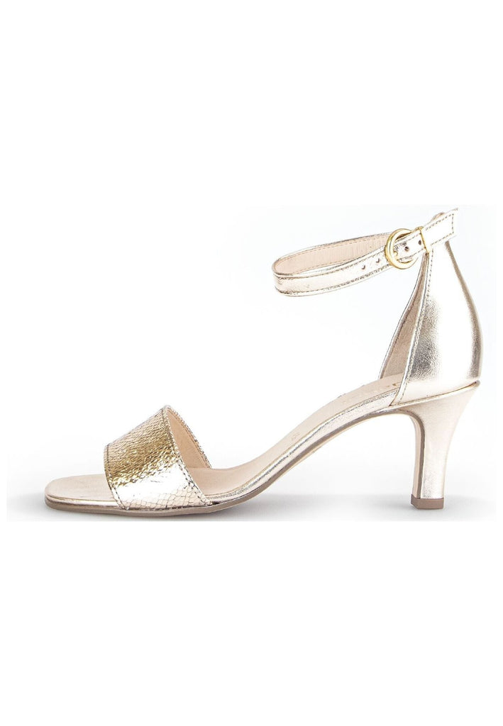 Sandalen Gabor Sandalen Leder Platin