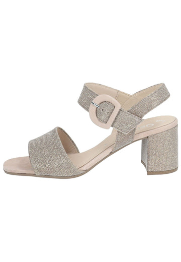 Sandalen Gabor Sandalen Leder/Synthetik Metallic Rose