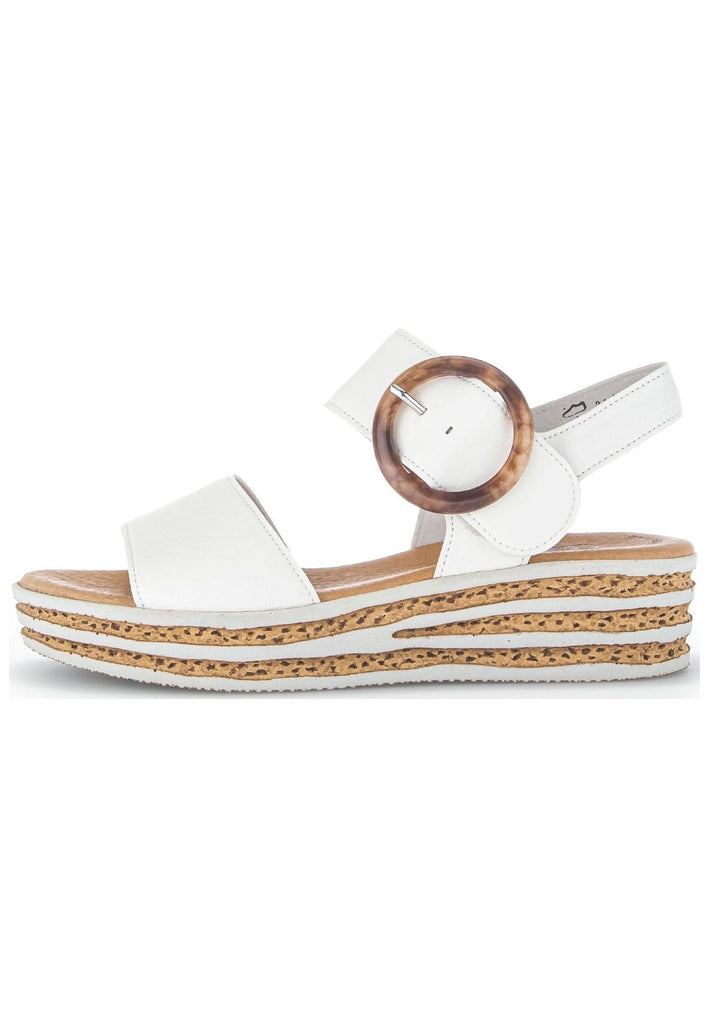 Sandalen Gabor Sandalen Nappaleder Latte