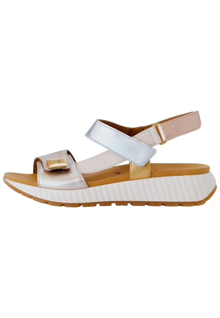 Sandalen Gabor Sandalen Nappaleder Puder