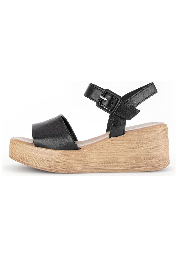 Sandalen Gabor Sandalen Nappaleder Schwarz