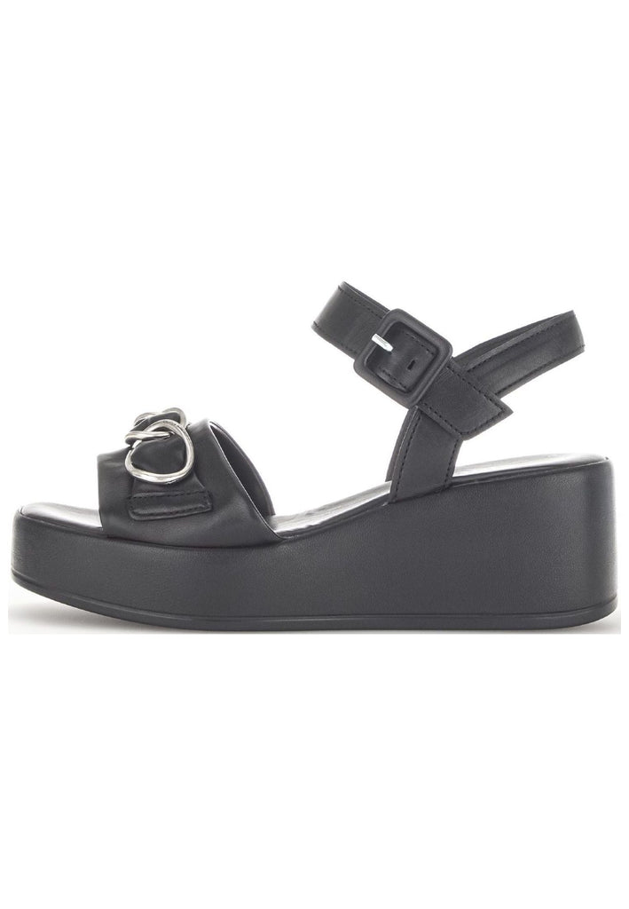 Sandalen Gabor Sandalen Nappaleder Schwarz