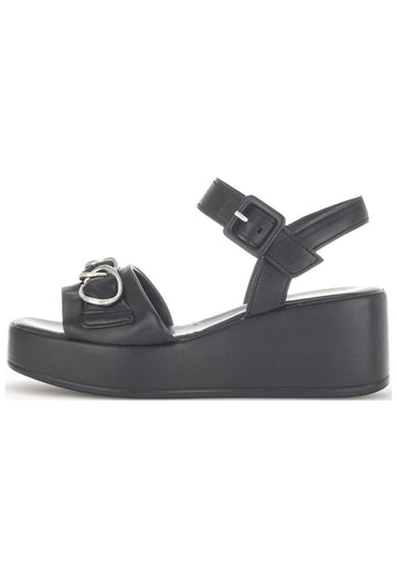 Sandalen Gabor Sandalen Nappaleder Schwarz