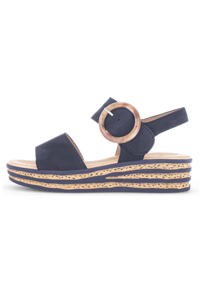 Sandalen Gabor Sandalen Nubukleder Dunkelblau