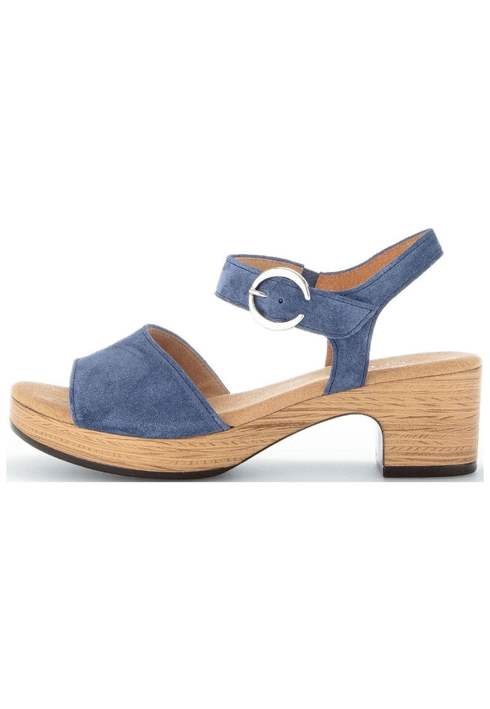 Sandalen Gabor Sandalen Veloursleder Jeans
